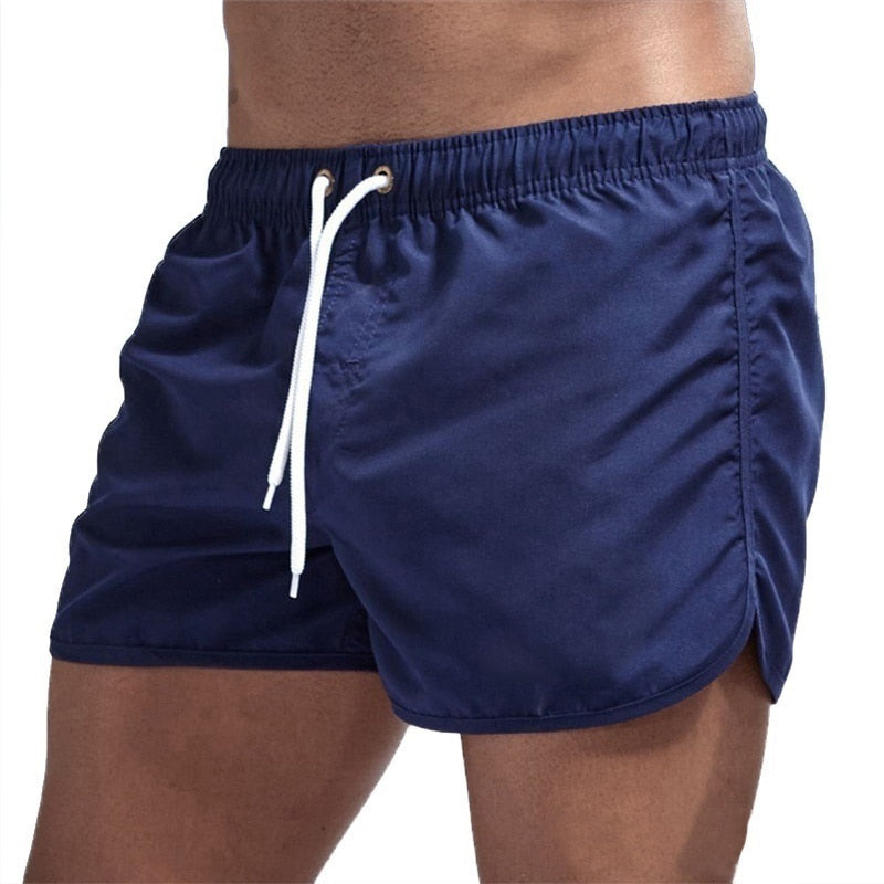 Men's swim shorts with a comfort waistband and quick-drying fabric – Jonas-Dark blue-S-The Livary