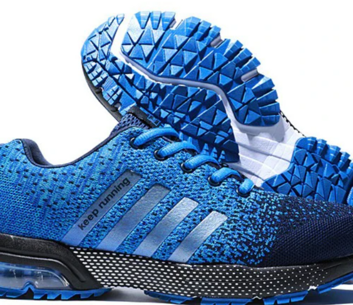 Lightweight Orthopaedic Sneakers - AeroFlex-Blue-3.5-The Livary