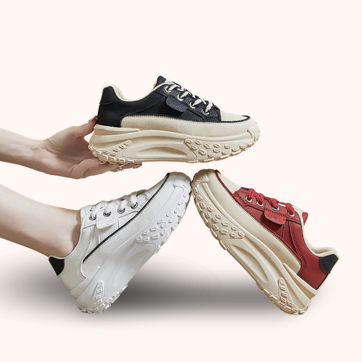 Orthopaedic Shoes for Daily Comfort - FlexiStep-Khaki-2.5-The Livary