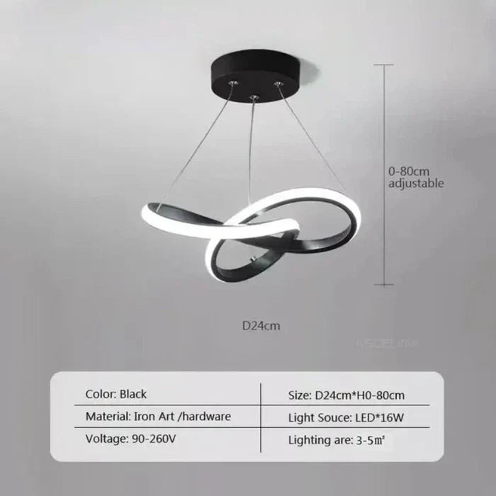 Modern LED Ceiling Light - WaveGlow