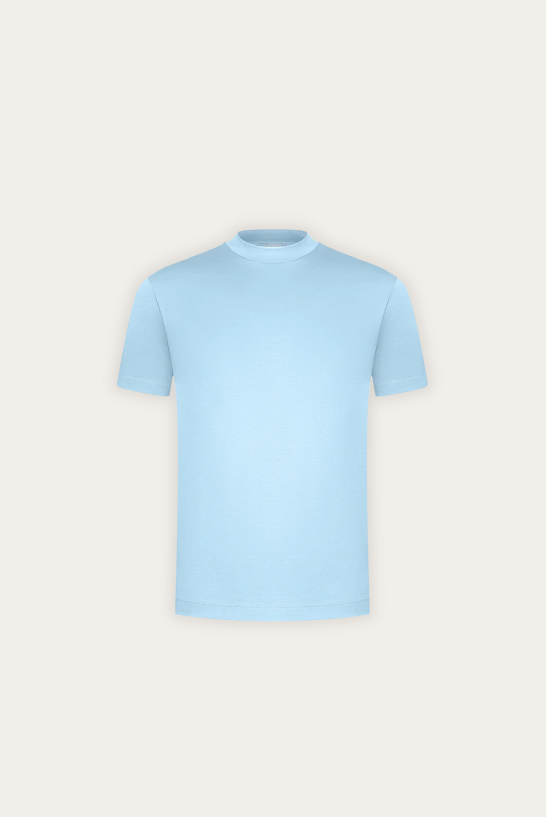 Stylish men's t-shirt made of mercerised cotton – Dario-Baby blue-XS-The Livary