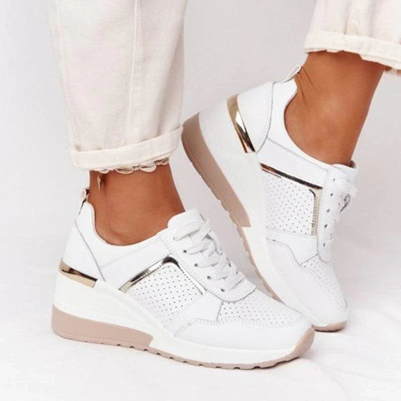 Lightweight Air Sneakers for Women - Nova-White-4.5-The Livary