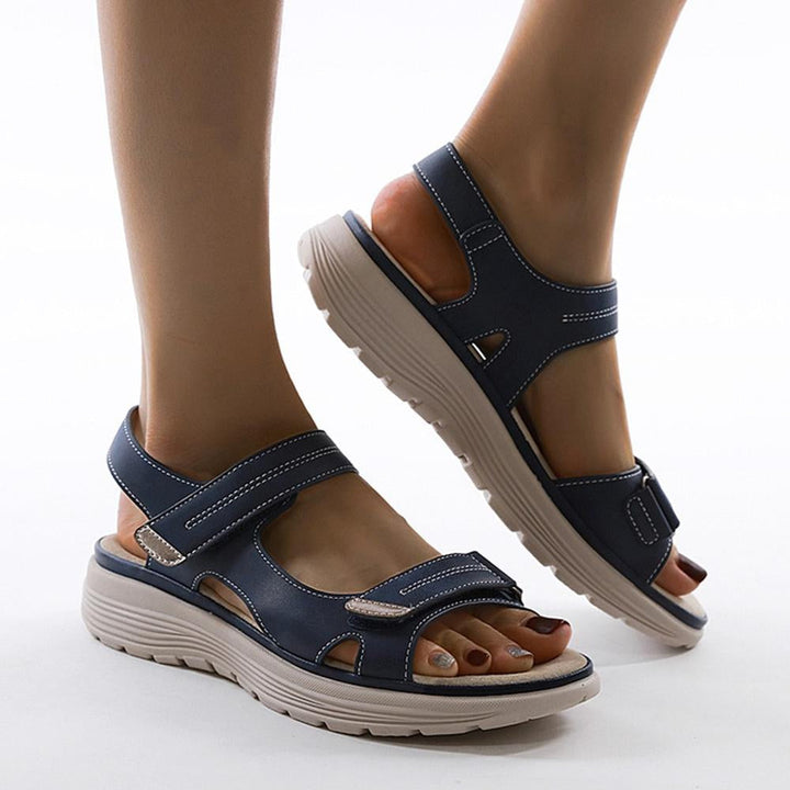 Arch Support Sandals | Orthopedic Comfort-Black-3.5-The Livary