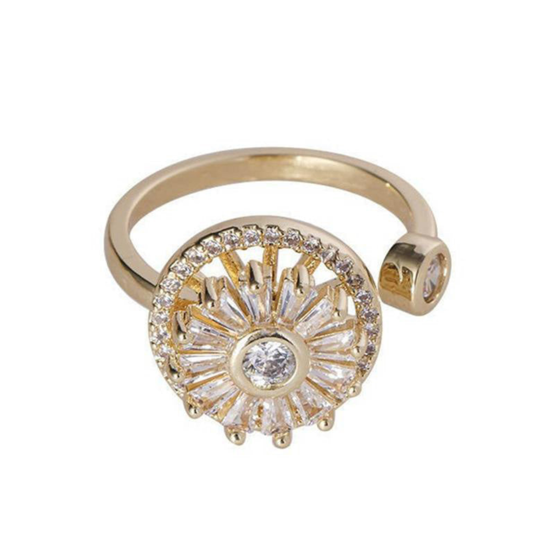 Stress-Relief Spinner Ring - Serenio-The Livary