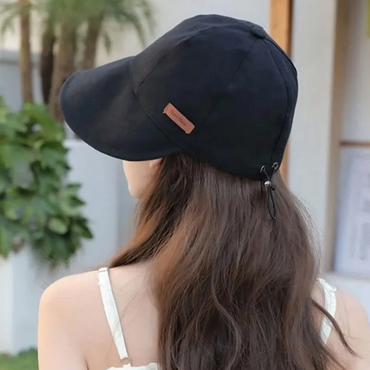 UV Protection Sun Hat for Women Foldable & Breathable – Alina (1+1 FREE)-Black-The Livary