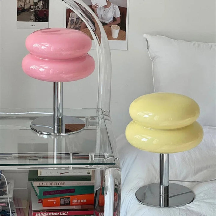 Italian Bauhaus Table Lamp - RetroGlow-Orange-The Livary