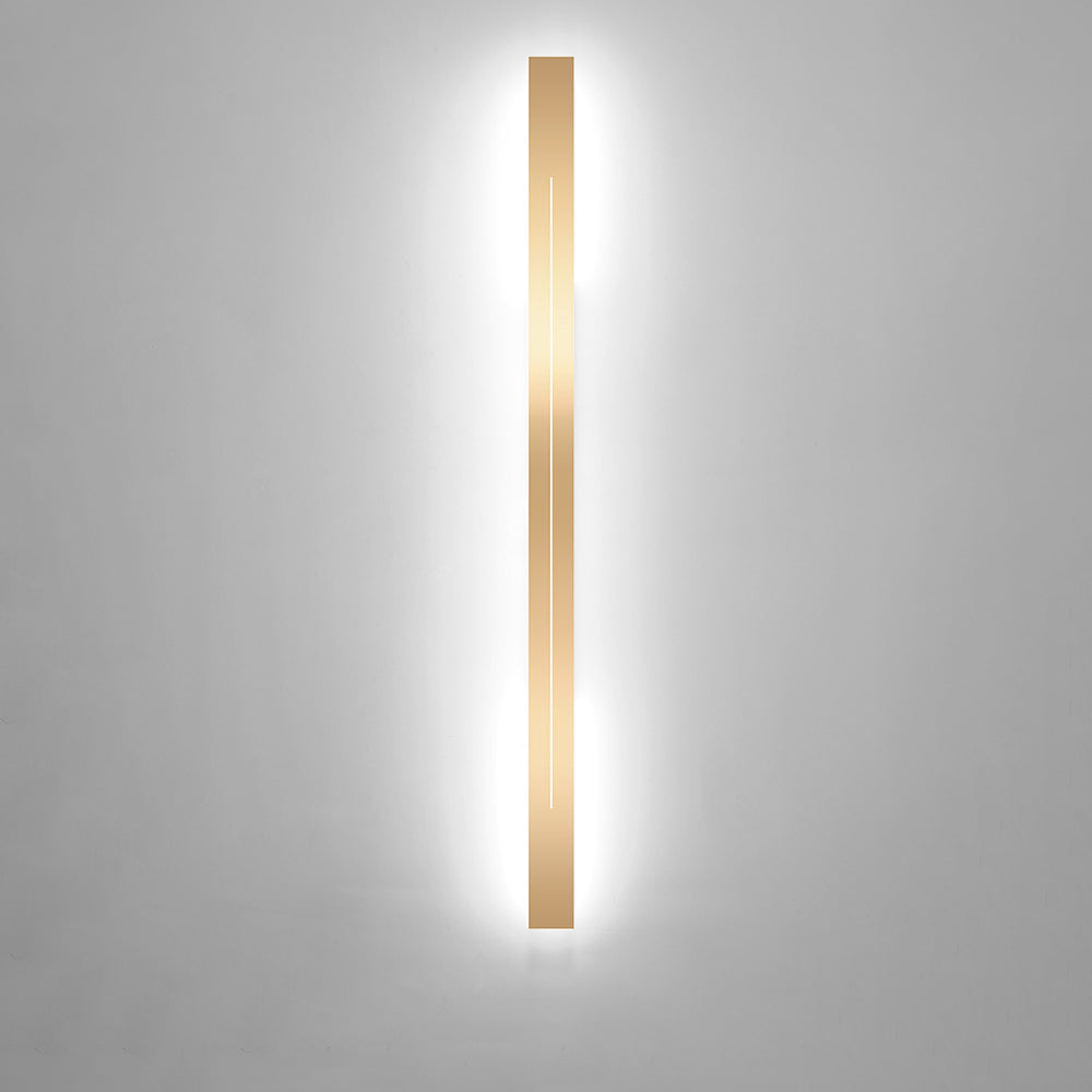 Modern LED Wall Lamp - LumièreGold-Black-L 23.62 in-Warm White-The Livary