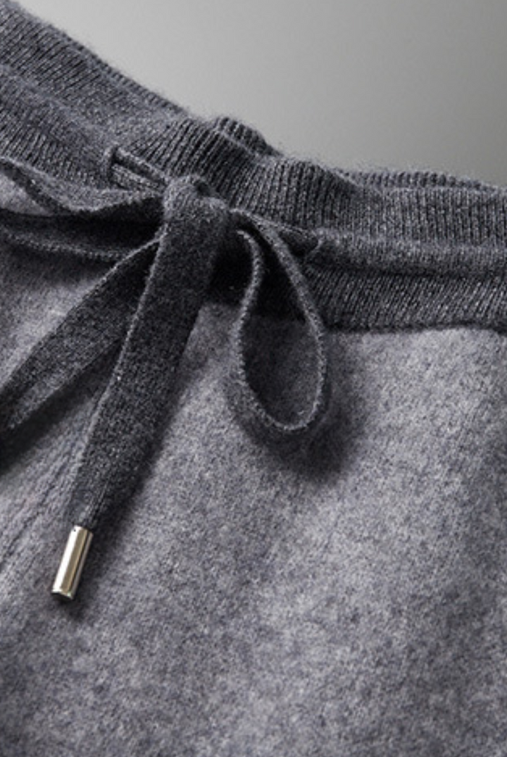 Grey Cashmere Merino Wool Set – Vittore-S-The Livary
