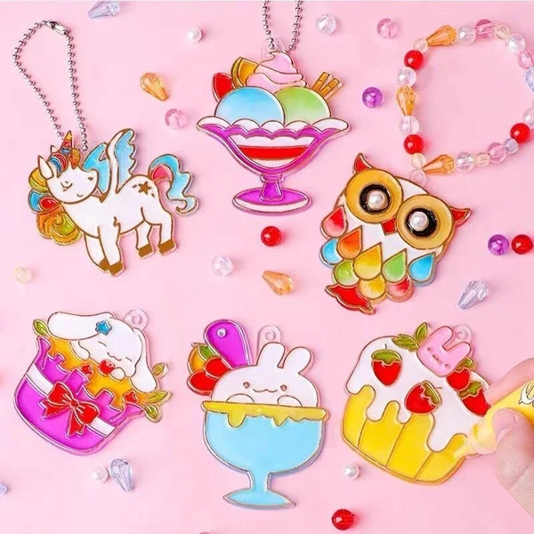 Do-It-Yourself Keyring Painting Kit - SparkleArt