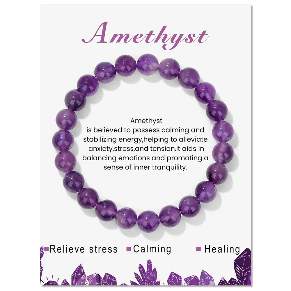Natural Crystal Healing Energy Bracelet - Aria-Amazonite-The Livary
