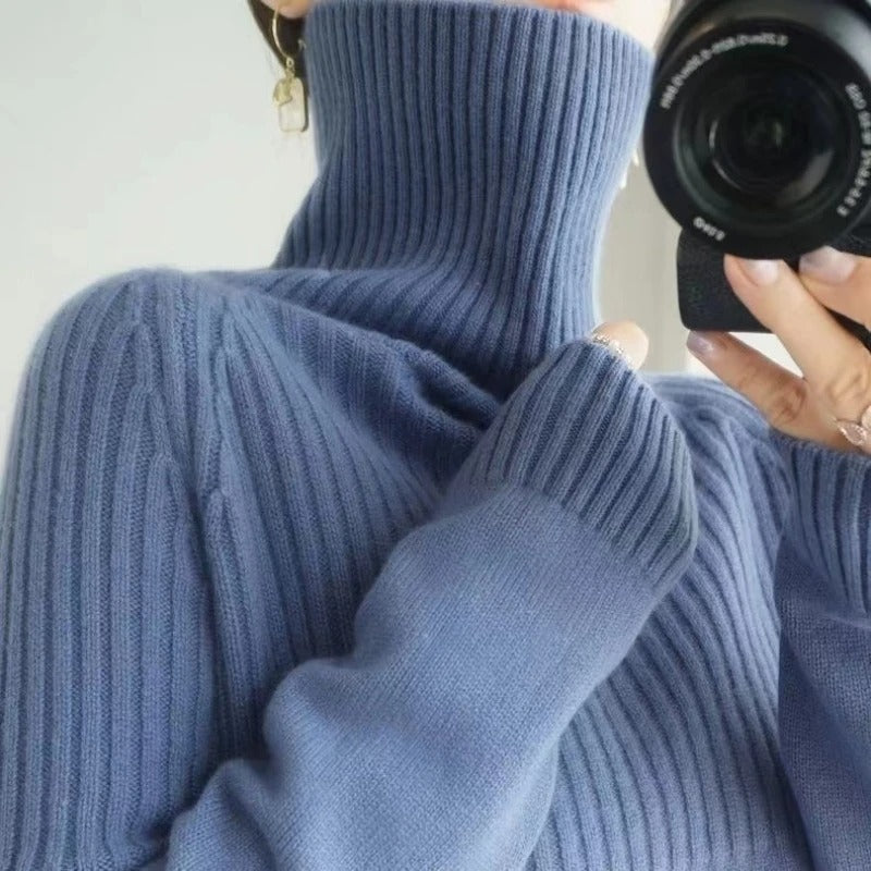 Trendy Sweater for Women - Serena-Blue-S-The Livary