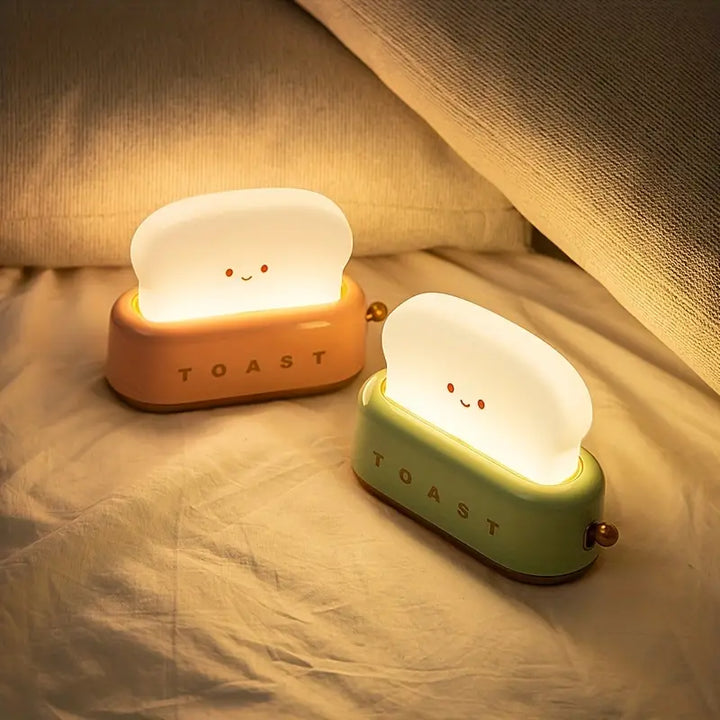Cute Night Light - GlowToasty-Green-The Livary