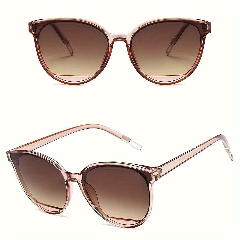 Fashionable women's sunglasses with UV protection – Livia-Tea glass frames-The Livary