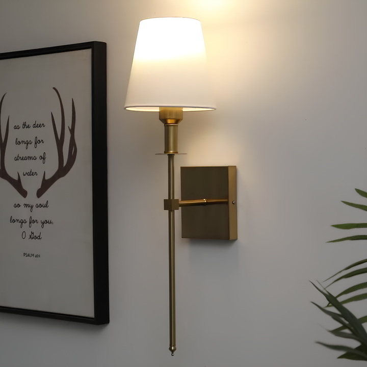 Wireless Luxury Wall Lamp - LumaElegance-2-Gold-Square-The Livary
