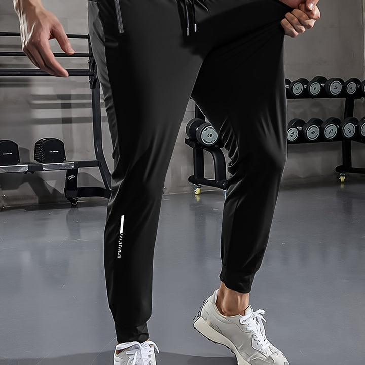 Plain Men's Sports Trousers with Pockets - Niels