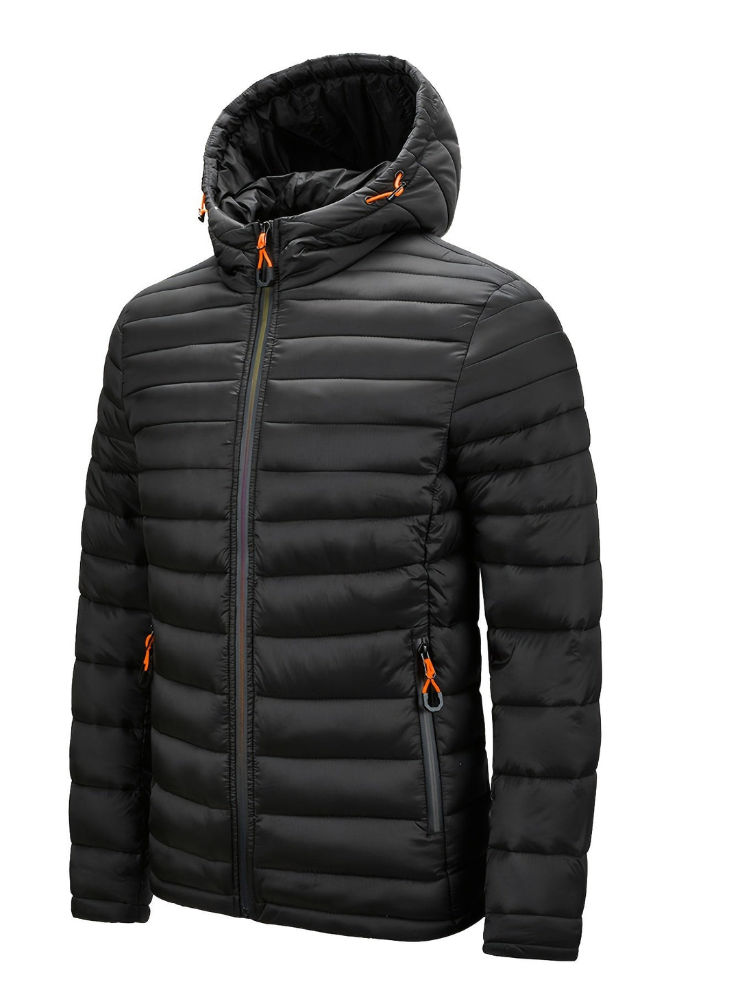 Ladies Winter Puffer Jacket with Hood - Arwen-Black-S-The Livary