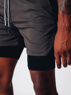 2-in-1 Summer Sports Shorts for Men – Felix-Urban Tech-M-The Livary