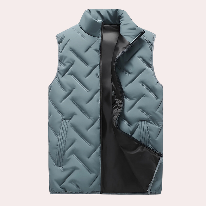 Comfortable Men's Bodywarmer - Daan-Blue-S-The Livary