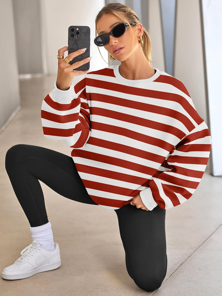 Comfortable Oversized Women's Sweater - Ella-Apricot-S-The Livary