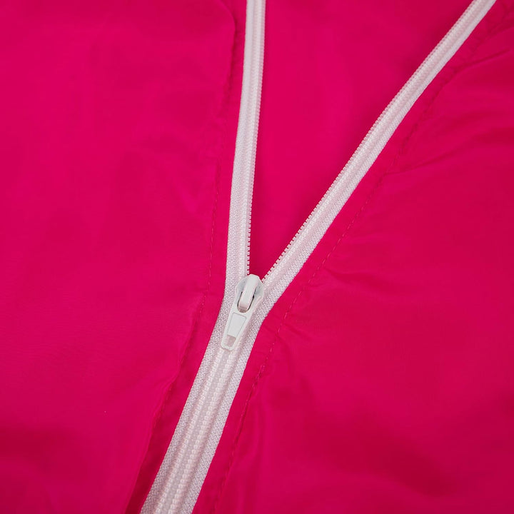 Retro Women's Windbreaker Jumpsuit - Elodie-Pink-S-The Livary