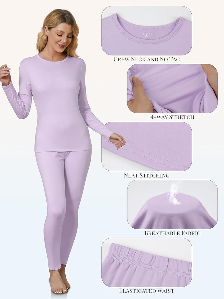Thermal Underwear for Women - Sophie-Black-XS-The Livary