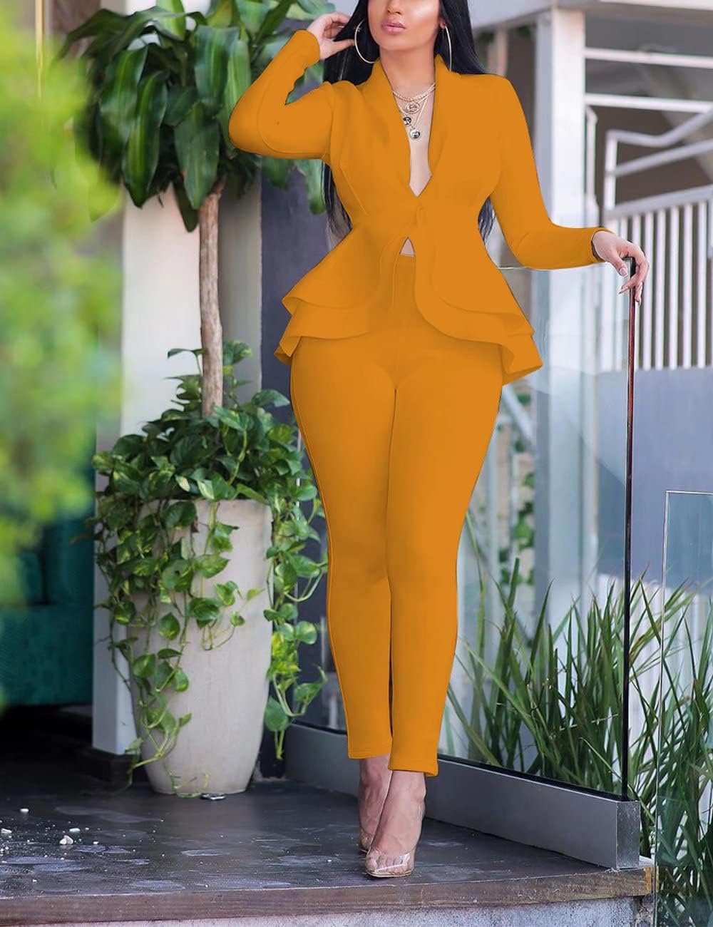 Blazer and Trousers Set - Faylinn-Blue-S-The Livary