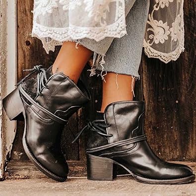 Stylish Leather Ladies' Boots - Celeste-Black-2.5-The Livary
