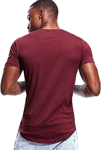 Casual & Figure-hugging Men's V-neck T-shirt – Jonas-Black-S-The Livary