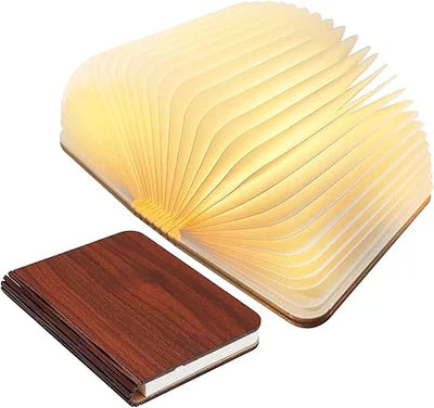 Folding Book Lamp with Warm LED Lighting - StoryGlow-The Livary