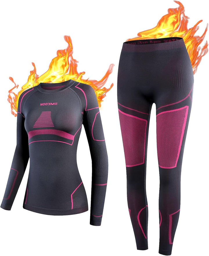 Thermal Underwear for Women - Laura-Black/Blue-XS-The Livary
