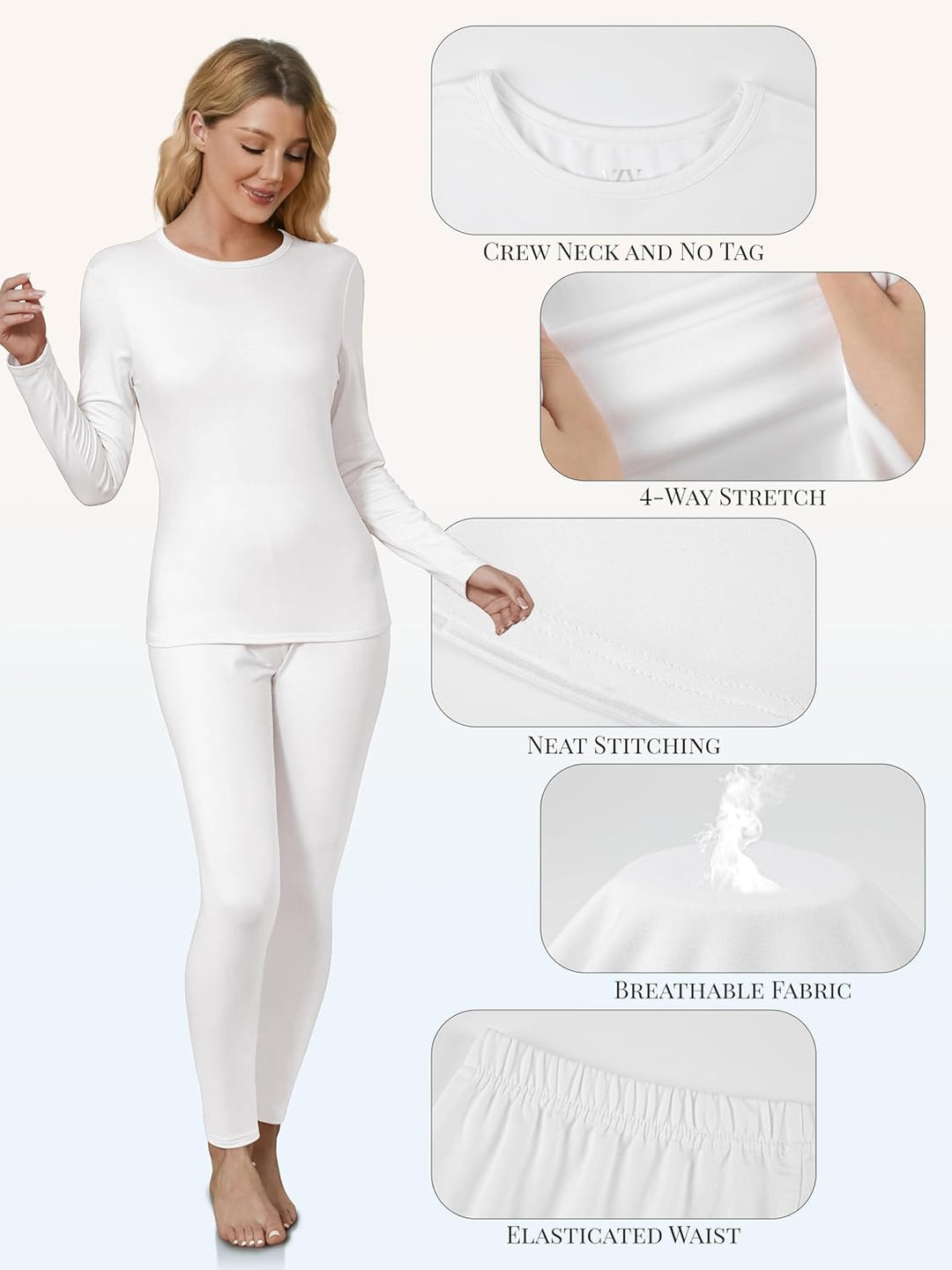 Thermal Underwear for Women - Sophie-Black-XS-The Livary