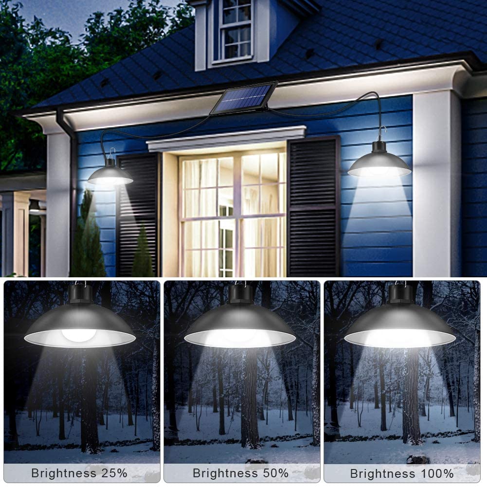 Wireless Solar LED Lamp Set with Remote Control – TwinRay-The Livary