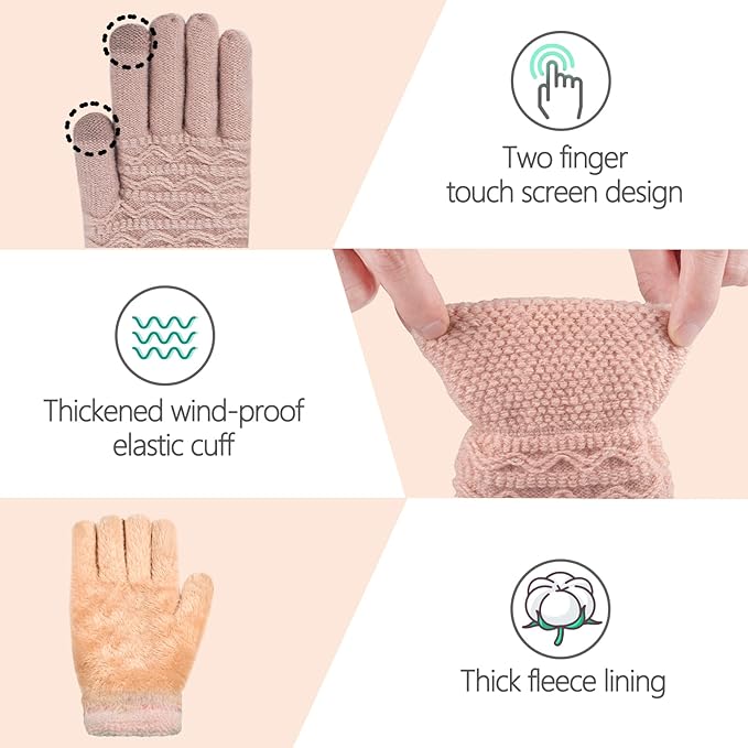 Warm Touchscreen Gloves – PolarTouch-Black-The Livary