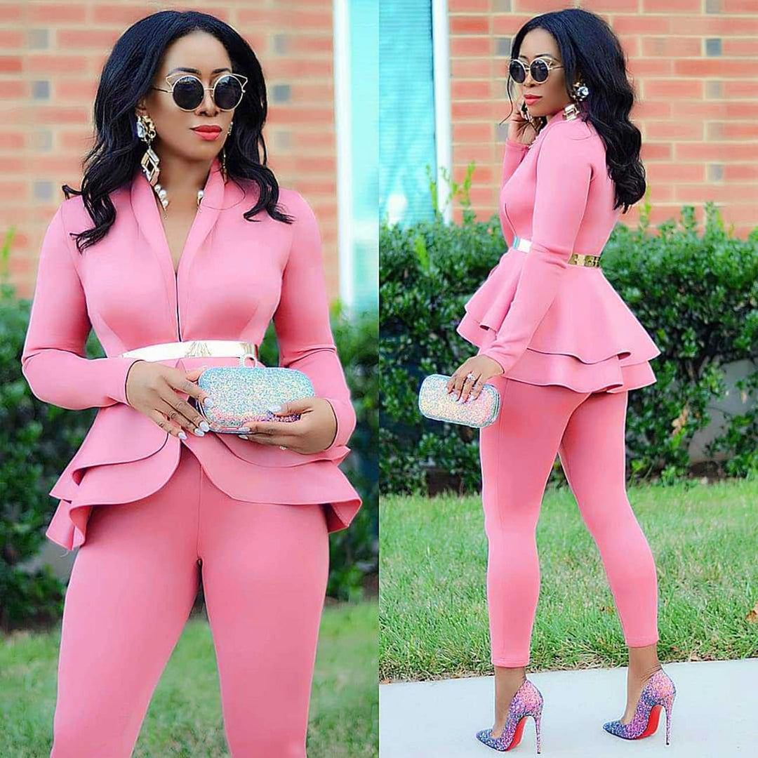 Blazer and Trousers Set - Faylinn-Blue-S-The Livary