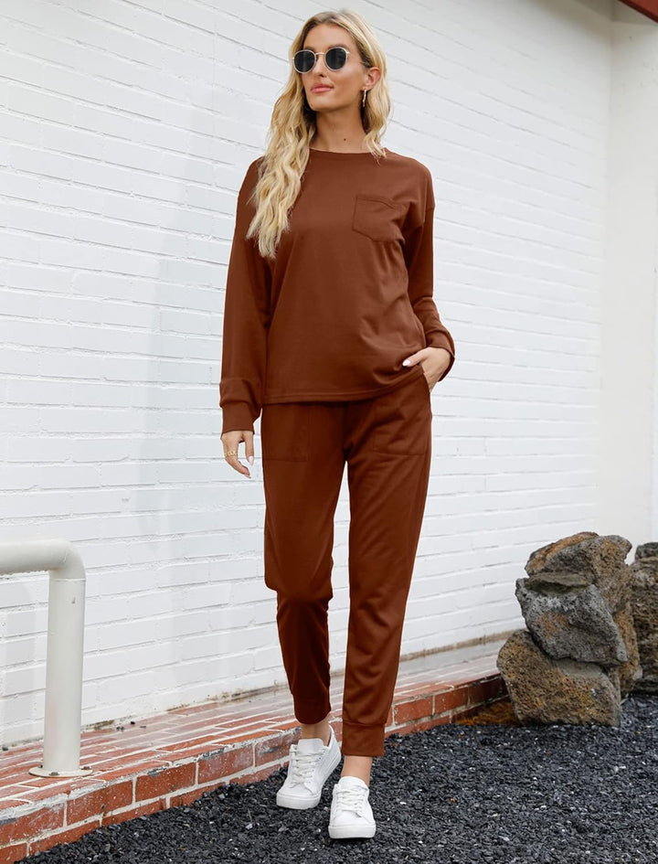Comfortable Lounge Set - Emma-Blue Striped-S-The Livary