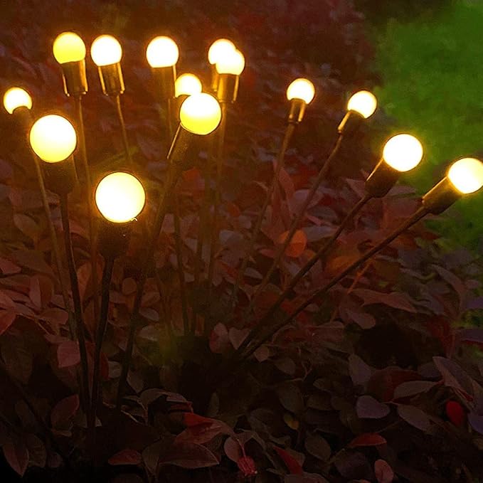 Floating Solar Garden Lights with Firefly Effect – FireGlow-The Livary