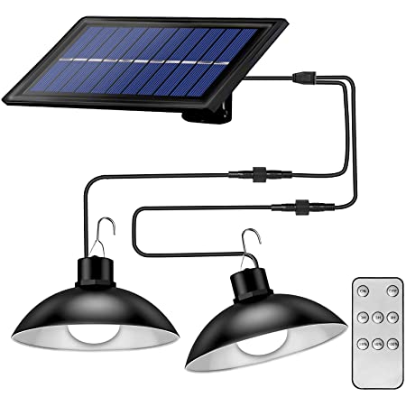 Wireless Solar LED Lamp Set with Remote Control – TwinRay-The Livary