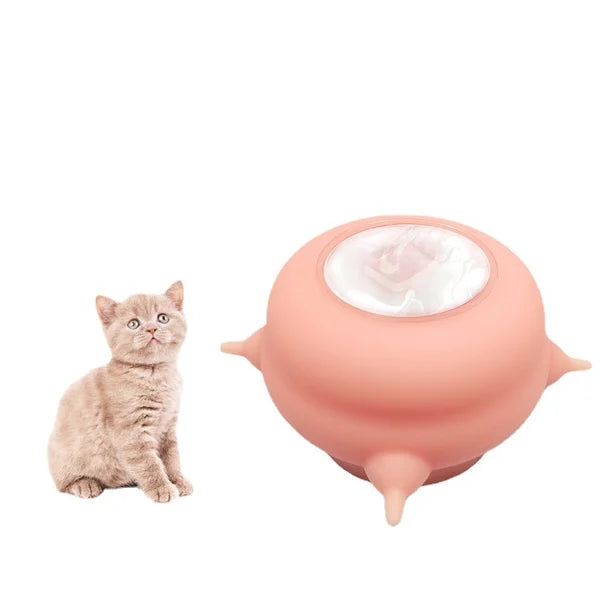 Compact Milk Bowl for Kittens - KittySip-Pink-The Livary