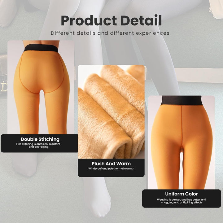 Fleece-lined Tights - Nova-Black-XS-The Livary