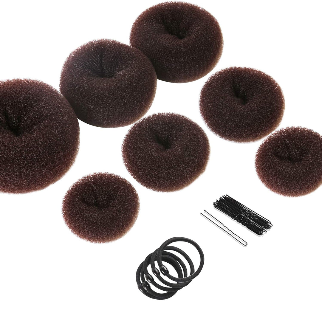 Donut Knot Maker Set – 7 Rings & Accessories-Chocolate-The Livary