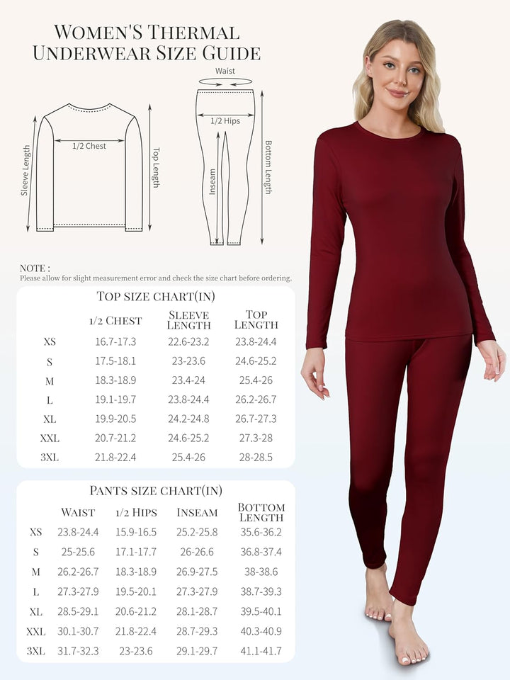 Thermal Underwear for Women - Sophie-Black-XS-The Livary