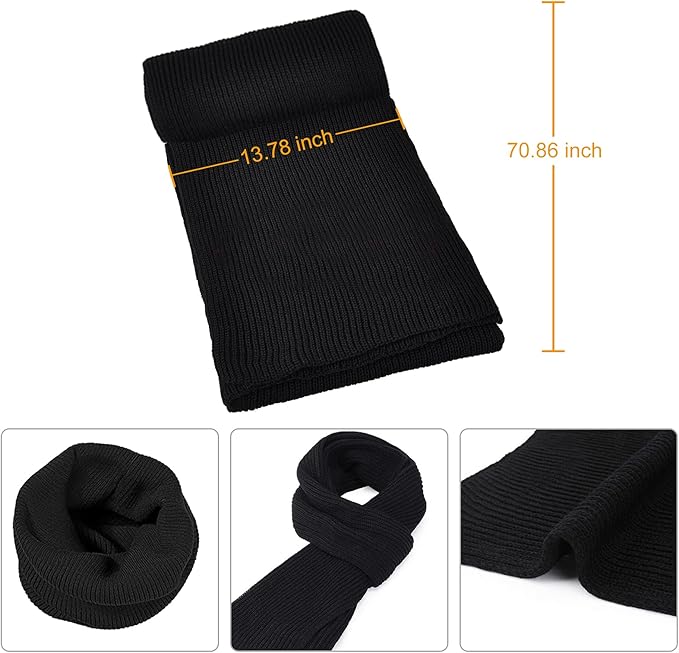 Men's Winter Beanie & Gloves Set - Victor-Dark blue-The Livary