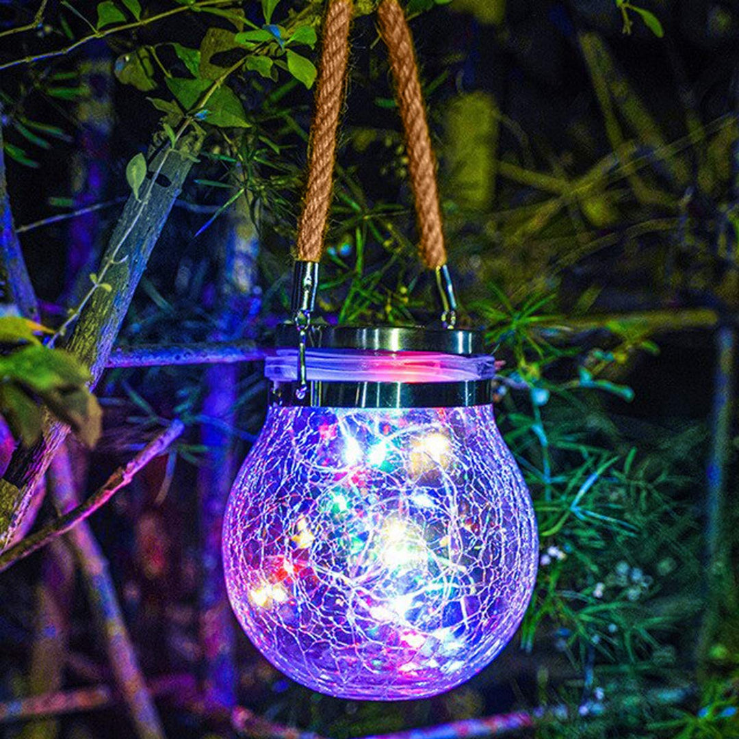 Solar Mason Jar Lamp-RGB-Set of 2-The Livary