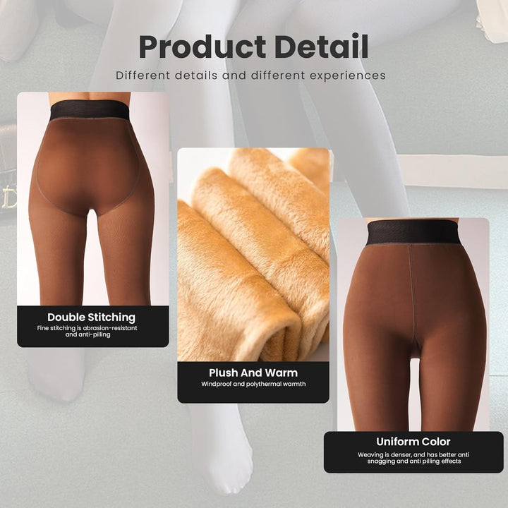 Fleece-lined Tights - Nova-Black-XS-The Livary