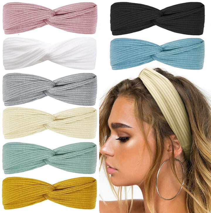 Boho Twist Hairbands-Set 3-The Livary