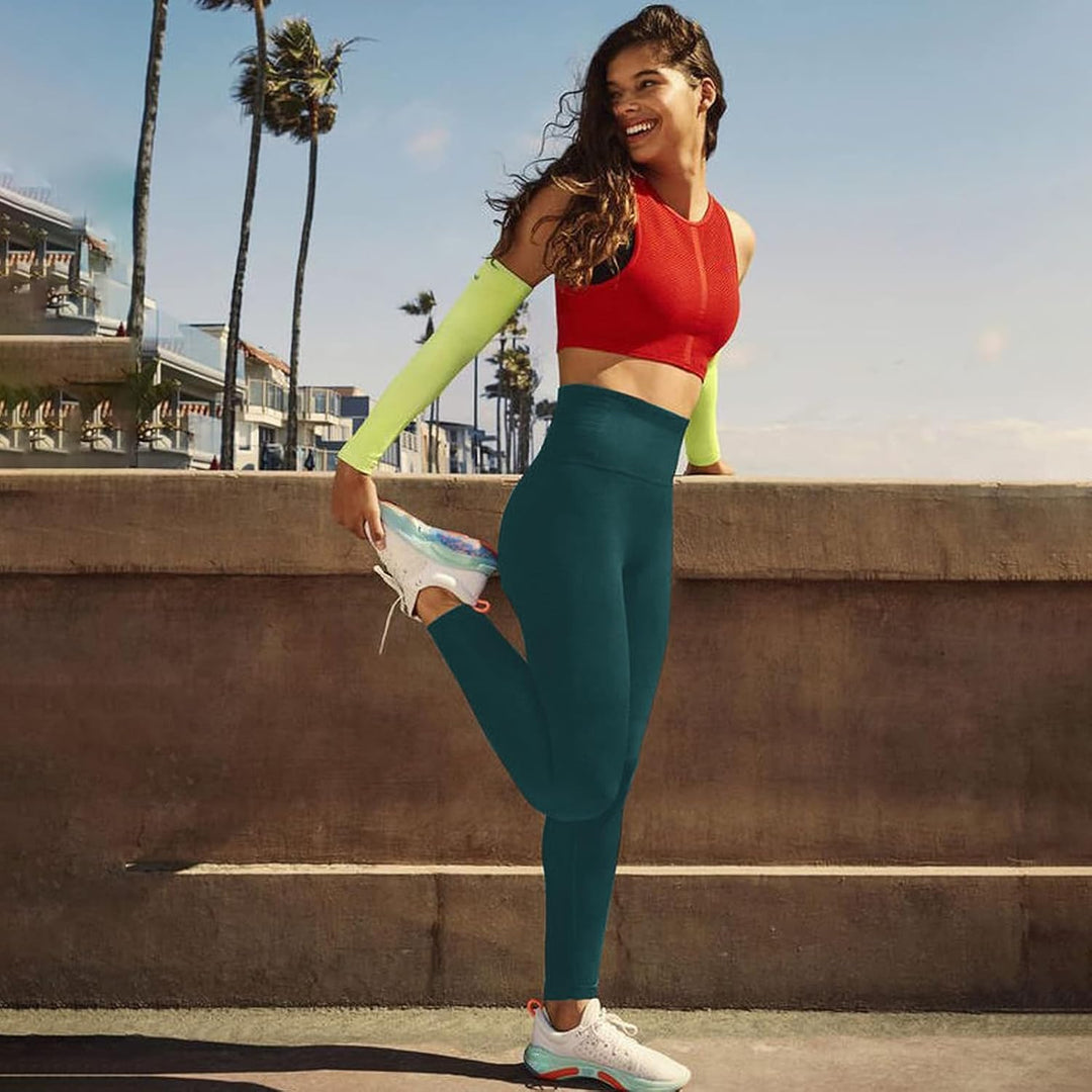 LuxeFit High-Waisted Leggings - Selene-Black-S-The Livary