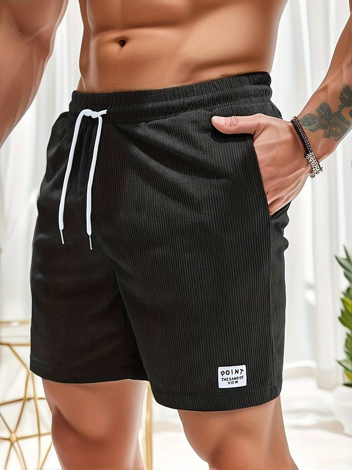 Striped Shorts for Men – Luca-Black-S-The Livary