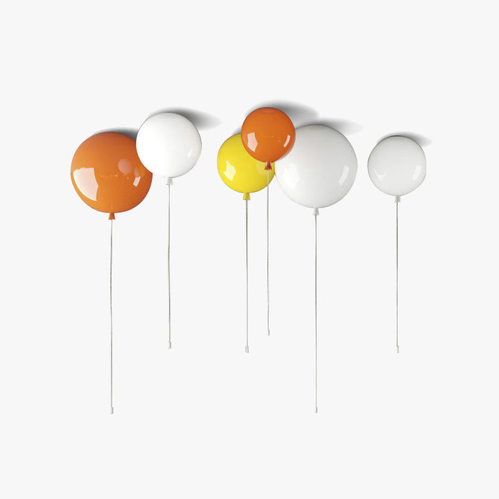 Compact Modern LED Balloon Ceiling Light - AuraLite-7.87 in-White-The Livary
