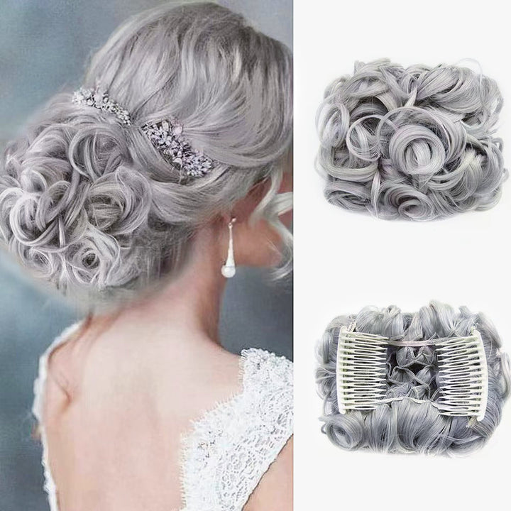 Curly Knot Hair Extension – FluffyFix-01#-The Livary