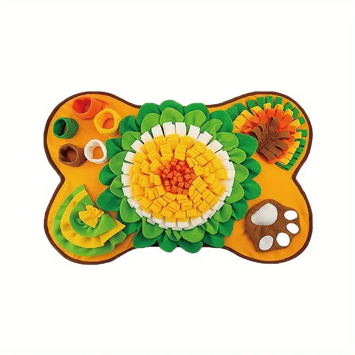 Make Mealtime an Adventure - Buddy Snuffle Mat-Yellow-Orange-The Livary